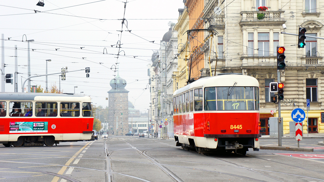 Prague, Tatra T3R.P N°. 8445