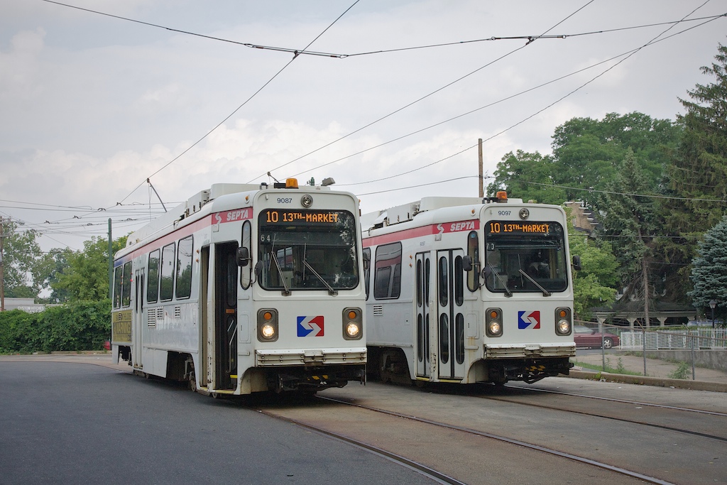 Филадельфия, Kawasaki City LRV № 9087; Филадельфия, Kawasaki City LRV № 9097