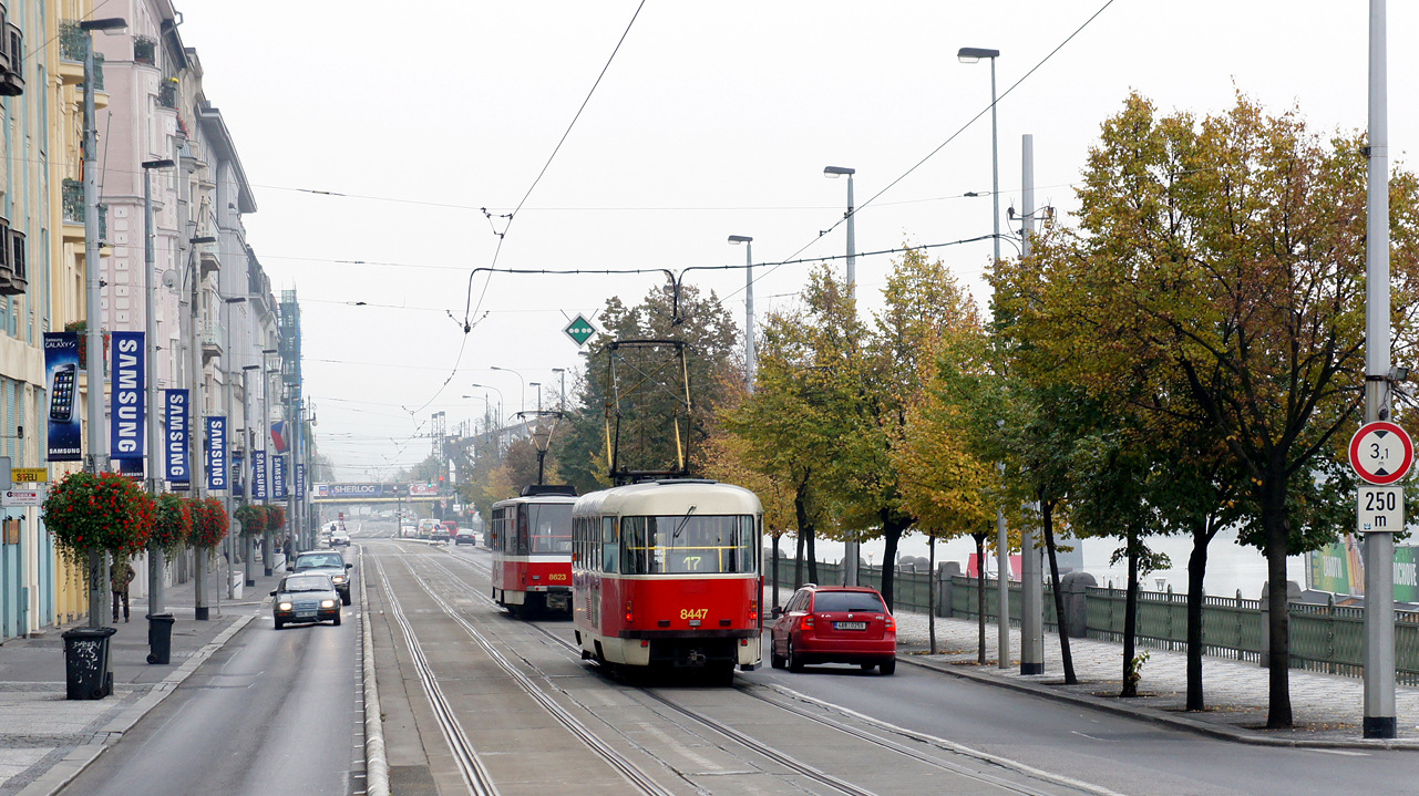 Прага, Tatra T3R.P № 8447