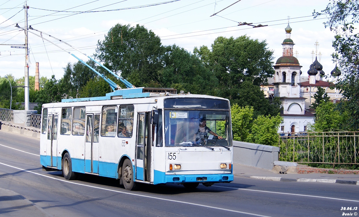 Вологда, Škoda 14TrM (ВМЗ) № 155