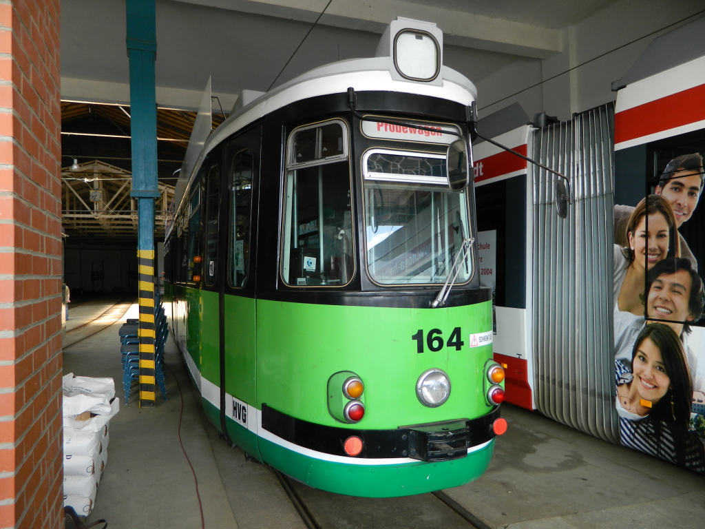 Хальберштадт, Esslingen GT4 № 164; Хальберштадт — Юбилей: 125 лет Хальберштадтскому трамваю (30.06.2012)