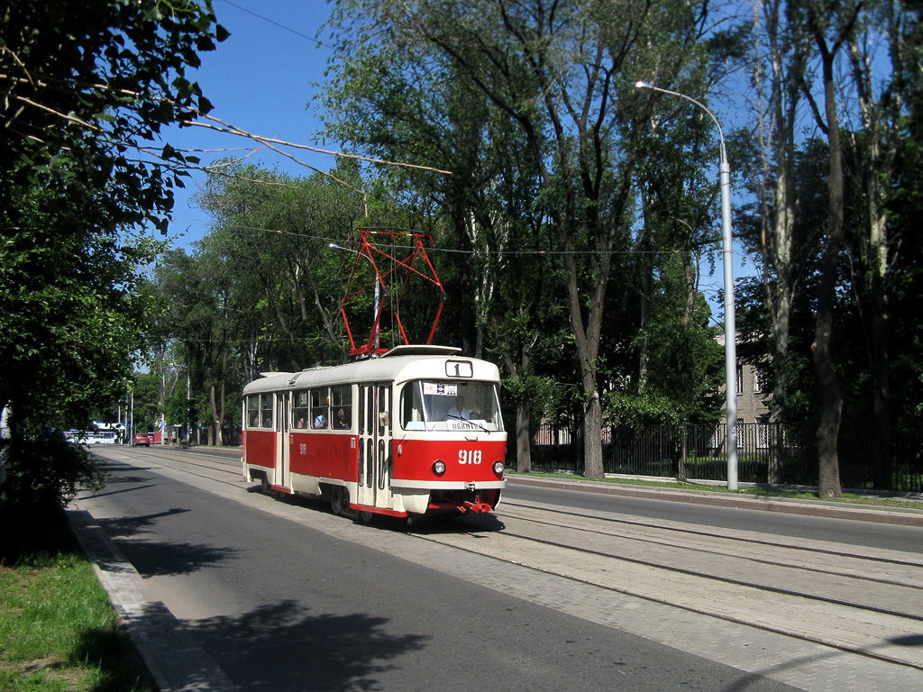 Донецк, Tatra T3SU № 918