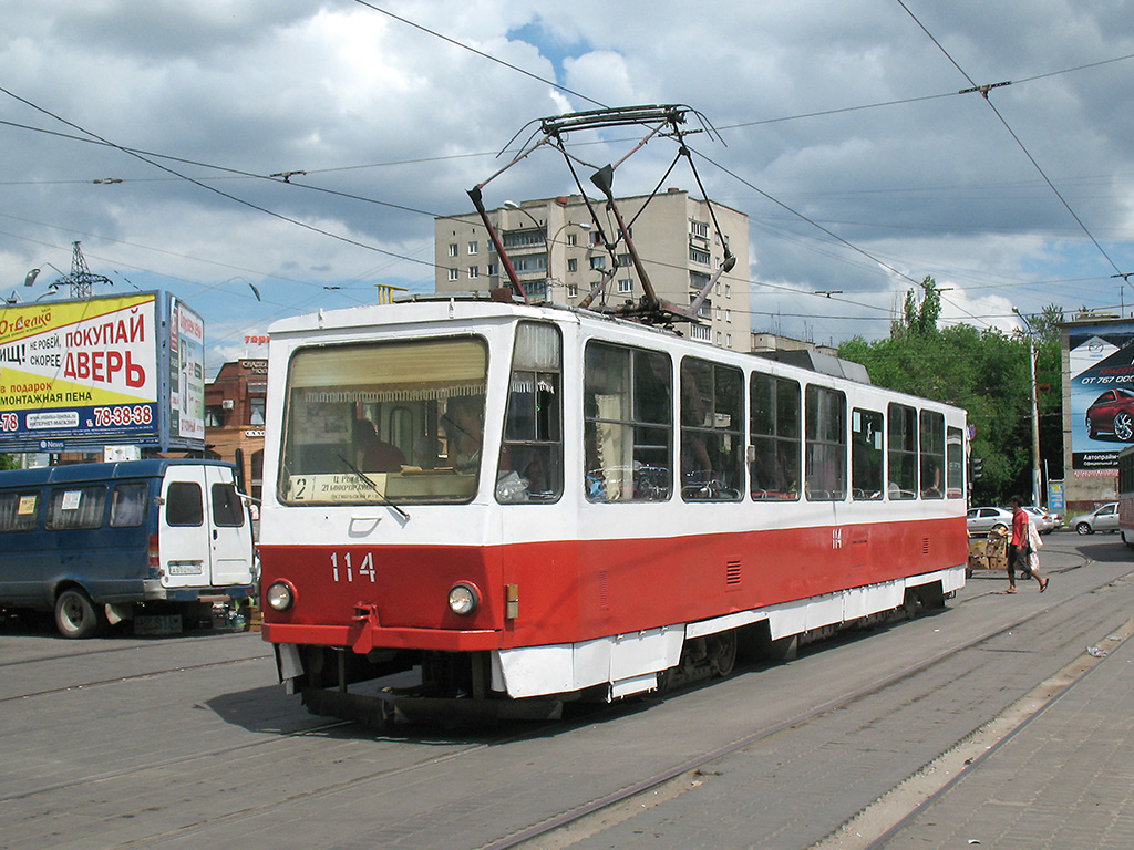 Липецк, Tatra T6B5SU № 114