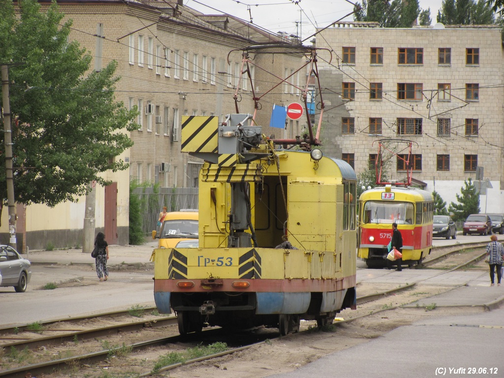 Волгоград, Tatra T3SU (двухдверная) № 53