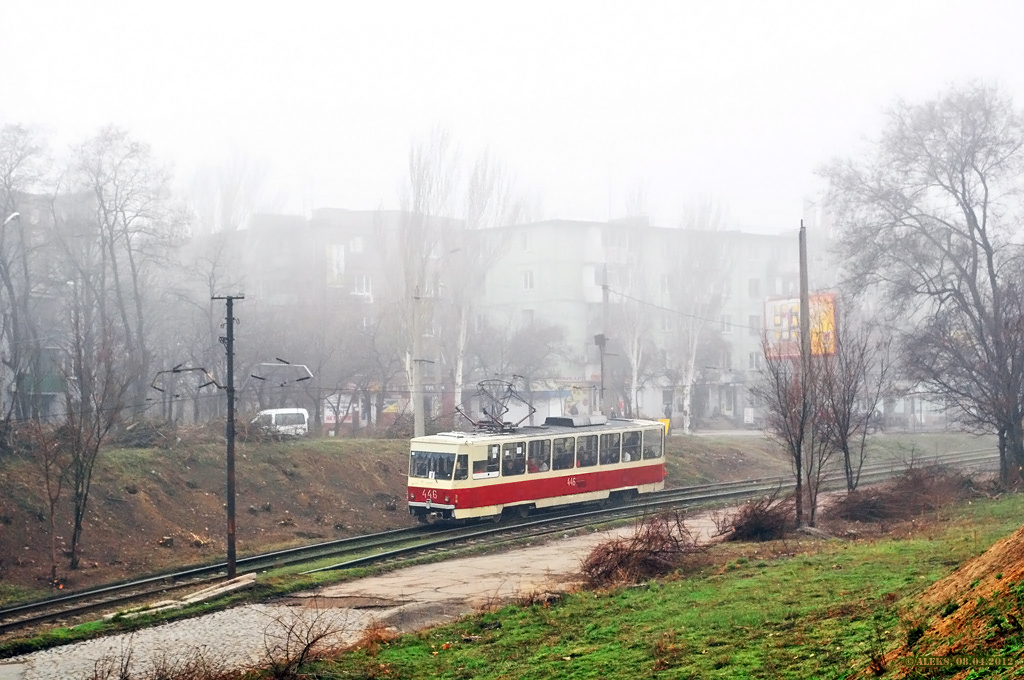 Запорожье, Tatra T6B5SU № 446