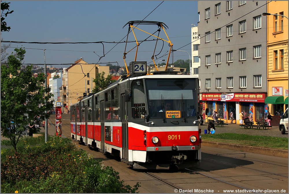Прага, Tatra KT8D5 № 9011