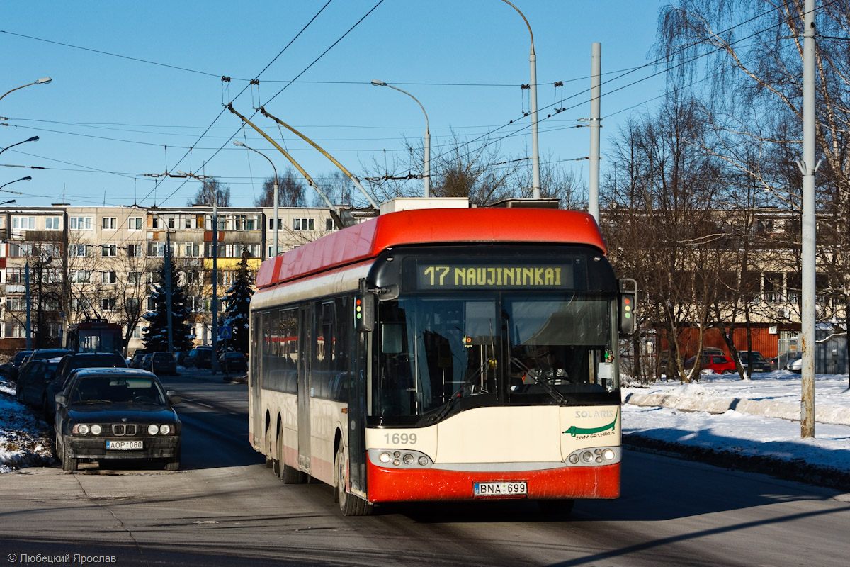 Вильнюс, Solaris Trollino II 15 AC № 1699