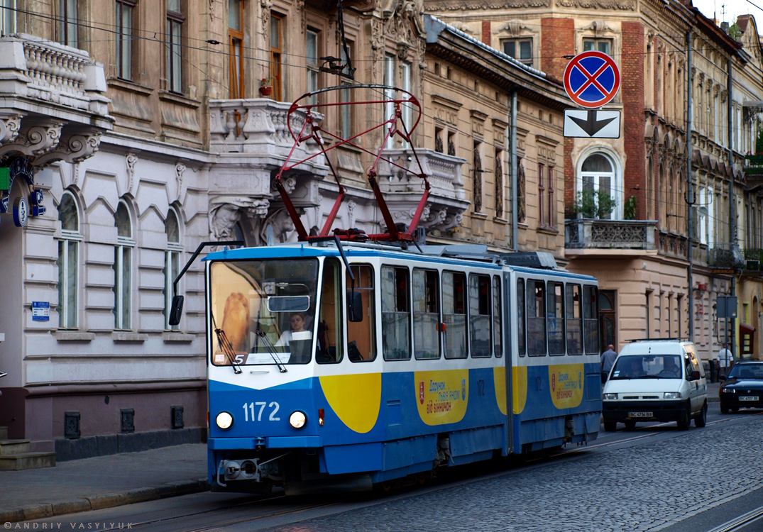 Львов, Tatra KT4SU № 1172