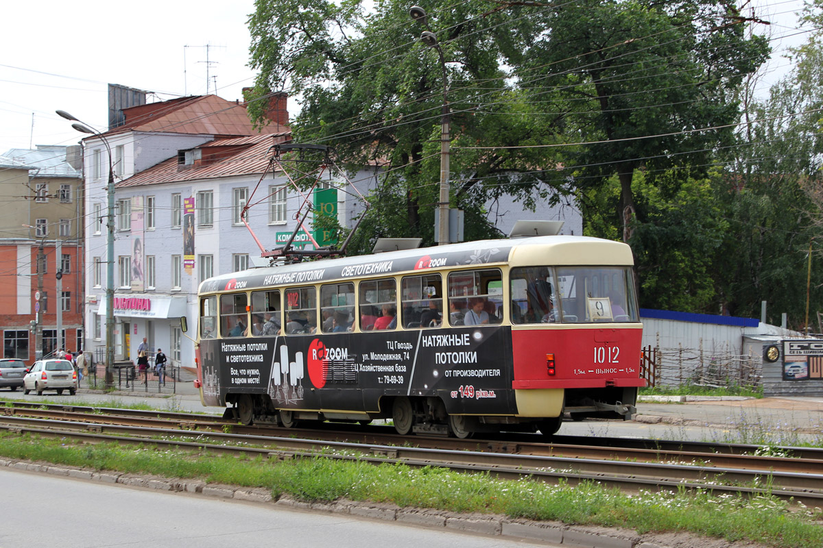 Ižkar, Tatra T3SU mod. Izhevsk # 1012