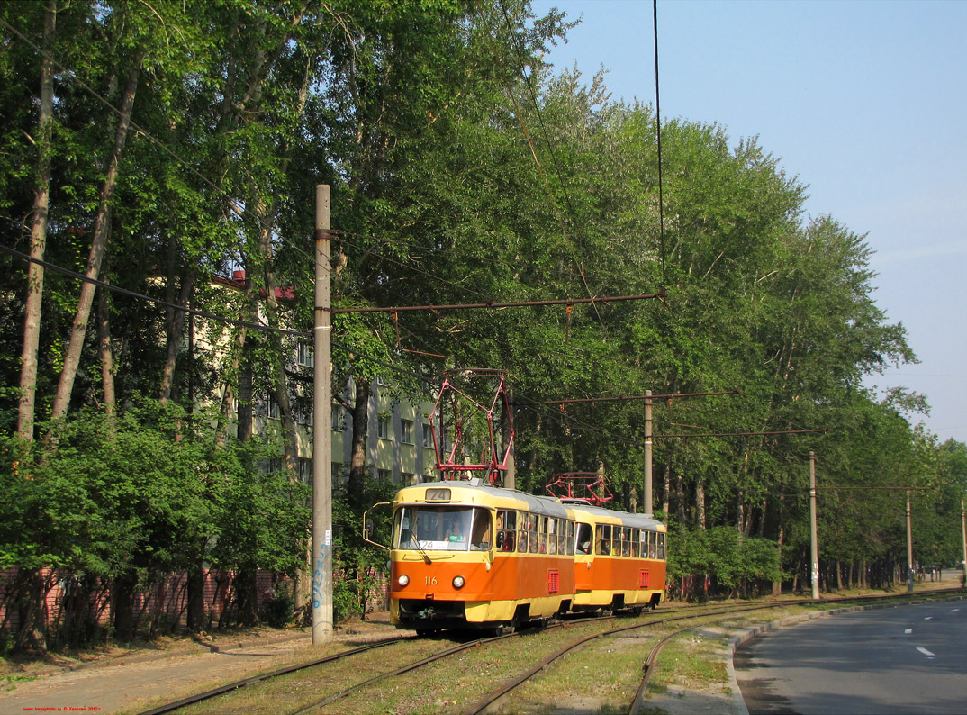 Екатеринбург, Tatra T3SU (двухдверная) № 116