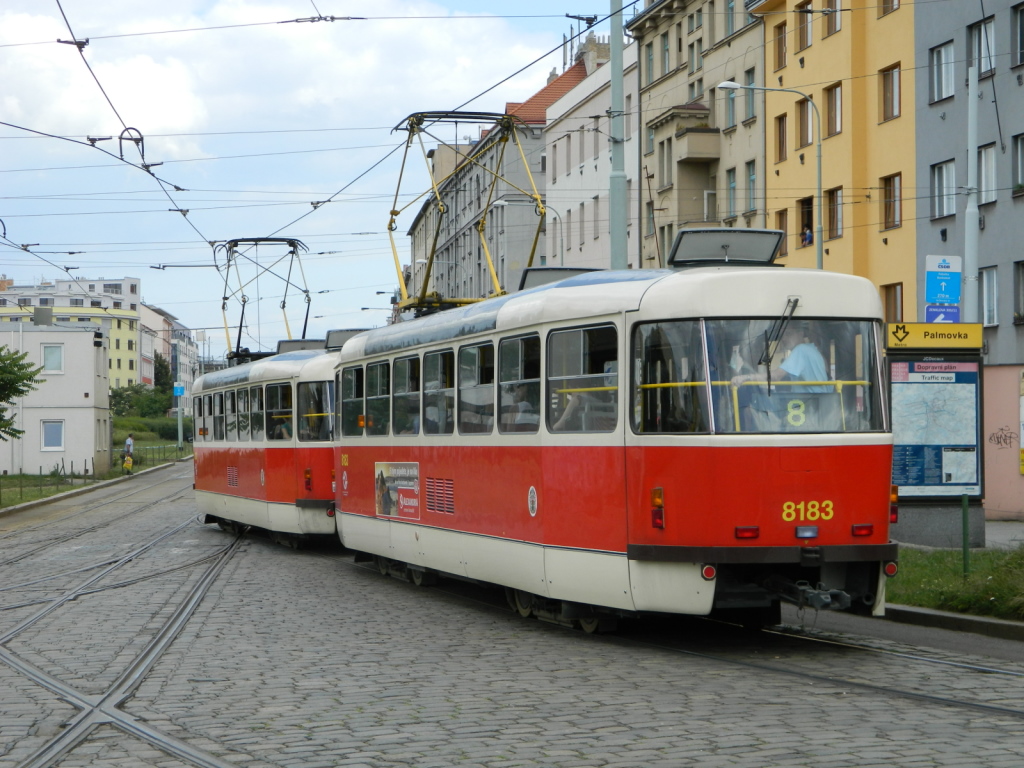 Прага, Tatra T3R.PV № 8183