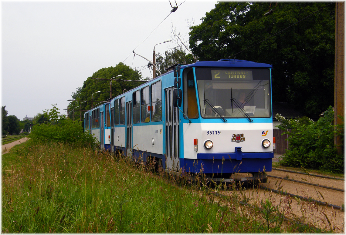 Рига, Tatra T3MR (T6B5-R) № 35119