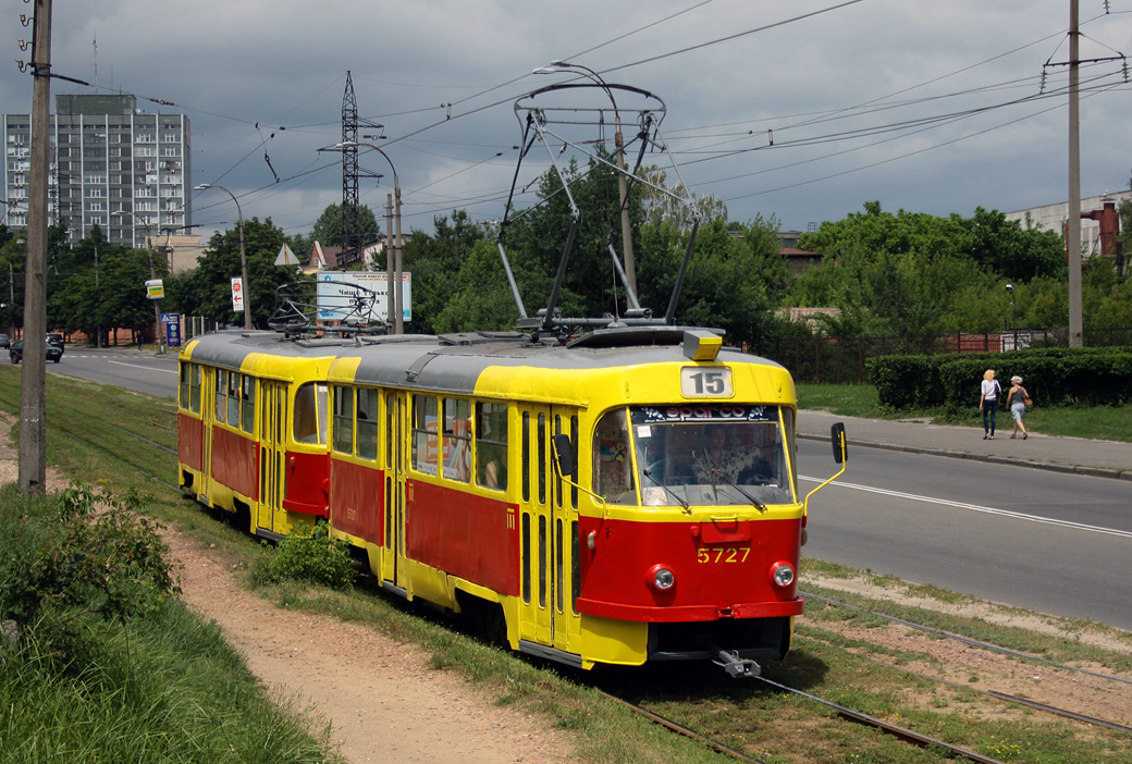 Киев, Tatra T3SU № 5727