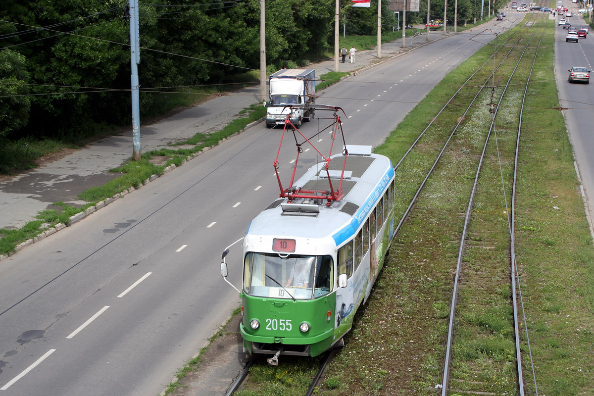 Ижевск, Tatra T3SU мод. Ижевск № 2055