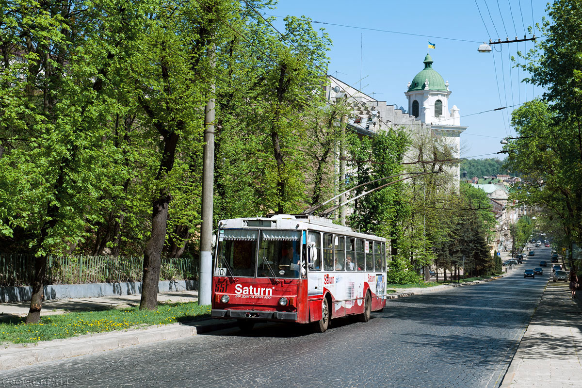Львов, Škoda 14Tr89/6 № 551