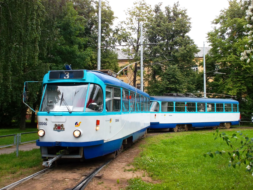 Рига, Tatra T3A № 30046