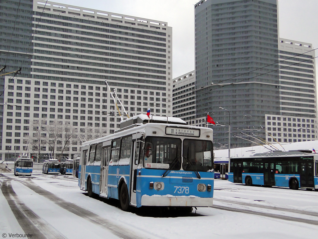 Москва, ЗиУ-682ГМ1 № 7378 Москва, ЗиУ-682ГМ1 № 7378