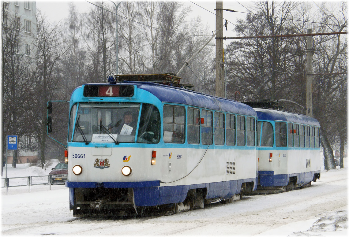 Рига, Tatra T3A № 50661
