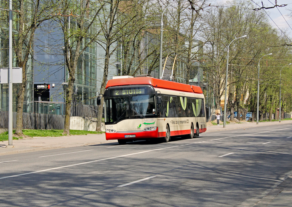 Вильнюс, Solaris Trollino II 15 AC № 1709