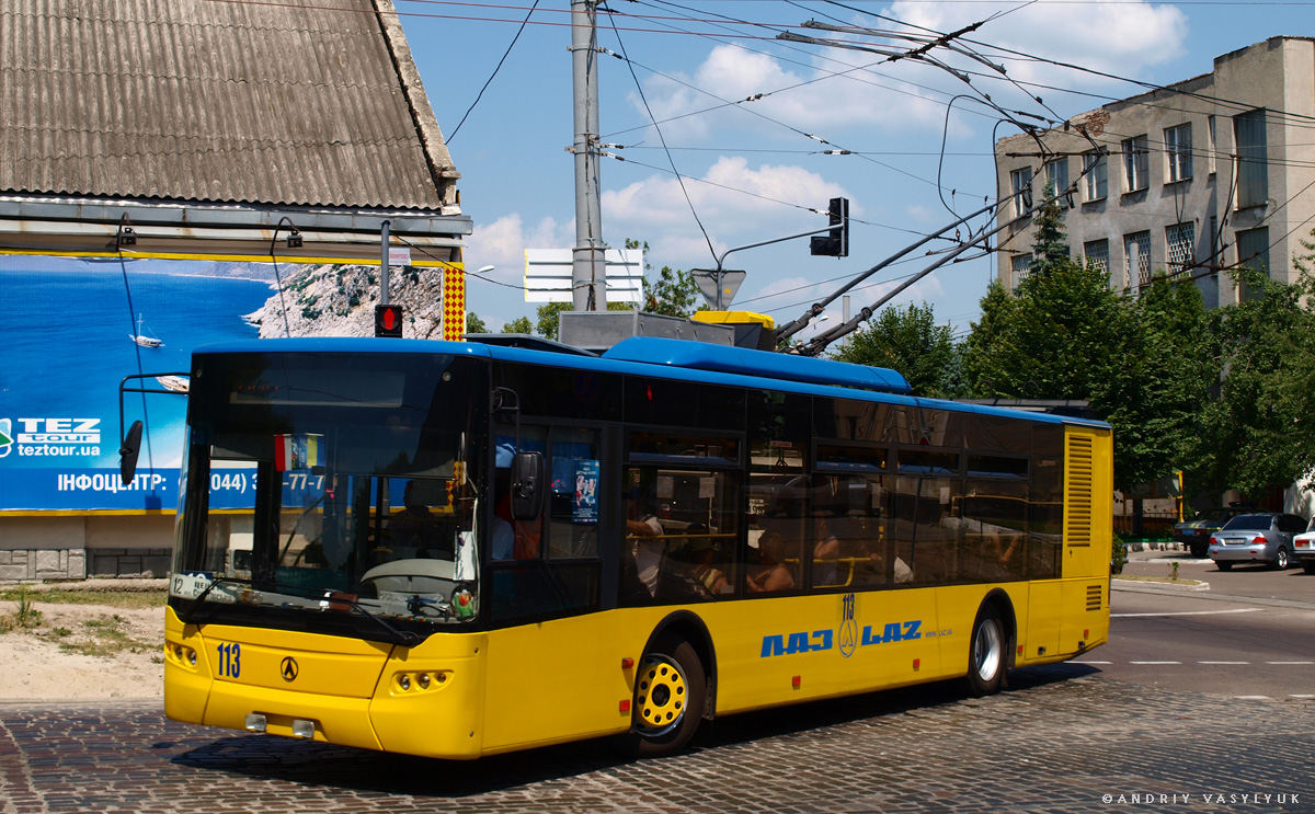 Львов, ЛАЗ E183D1 № 113