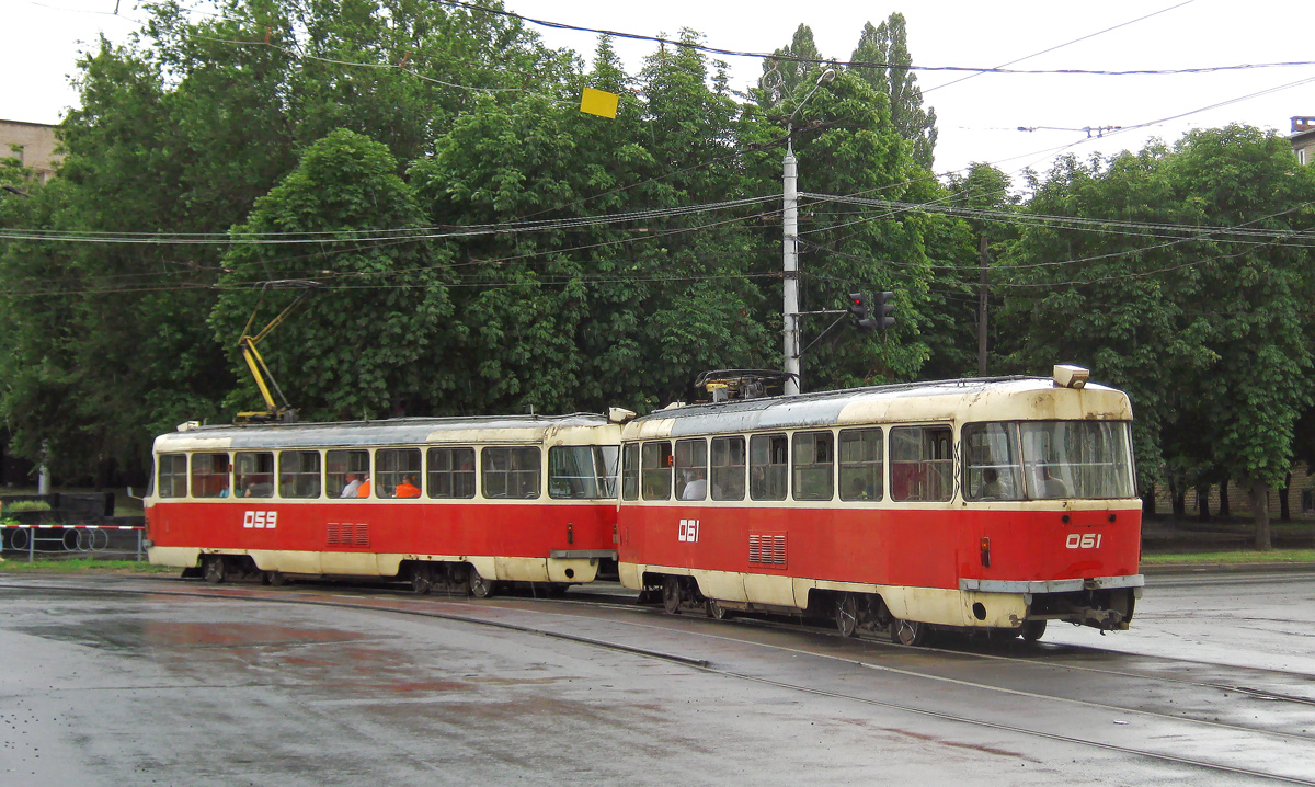 Кривой Рог, Tatra T3 № 059; Кривой Рог, Tatra T3 № 061