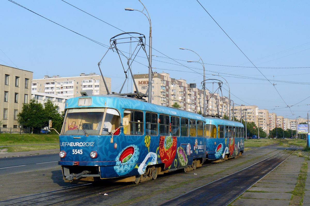 Киев, Tatra T3SU № 5545