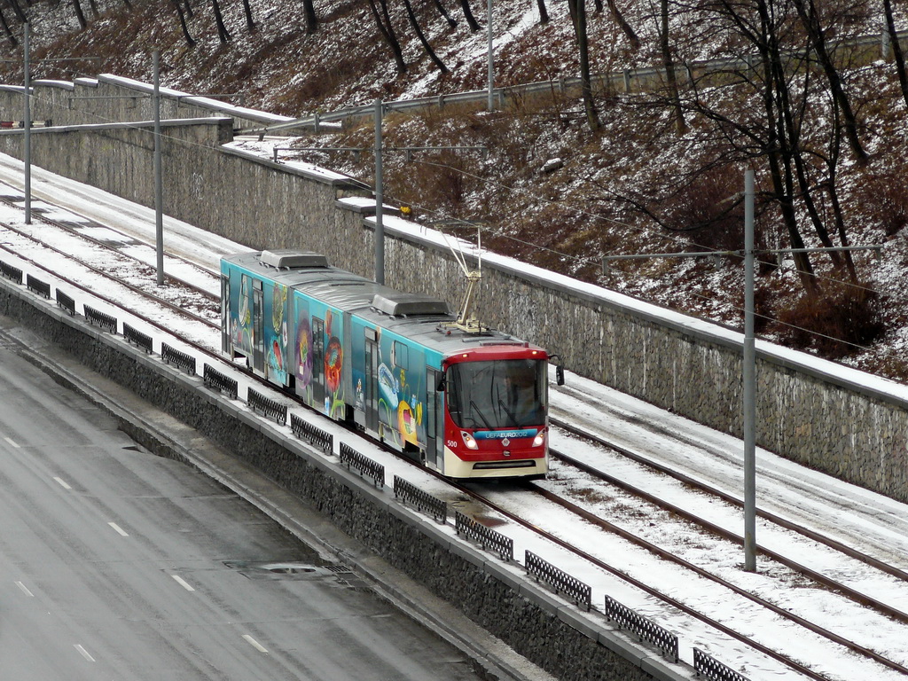 Киев, К1М8 № 500; Киев — Покатушки 12.02.2011 на вагонах К1 и К1М8