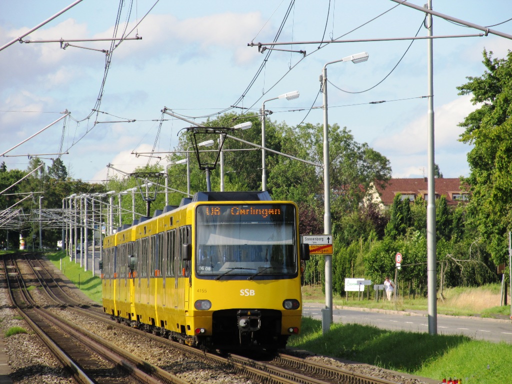 Stuttgart, Duewag DT8.S nr. 4155 Stuttgart, Duewag DT8.S nr. 4155