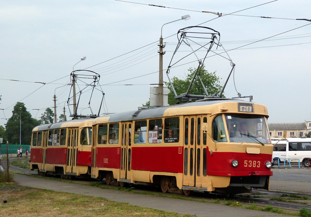 Киев, Tatra T3SU № 5383; Киев, Tatra T3SU № 5389