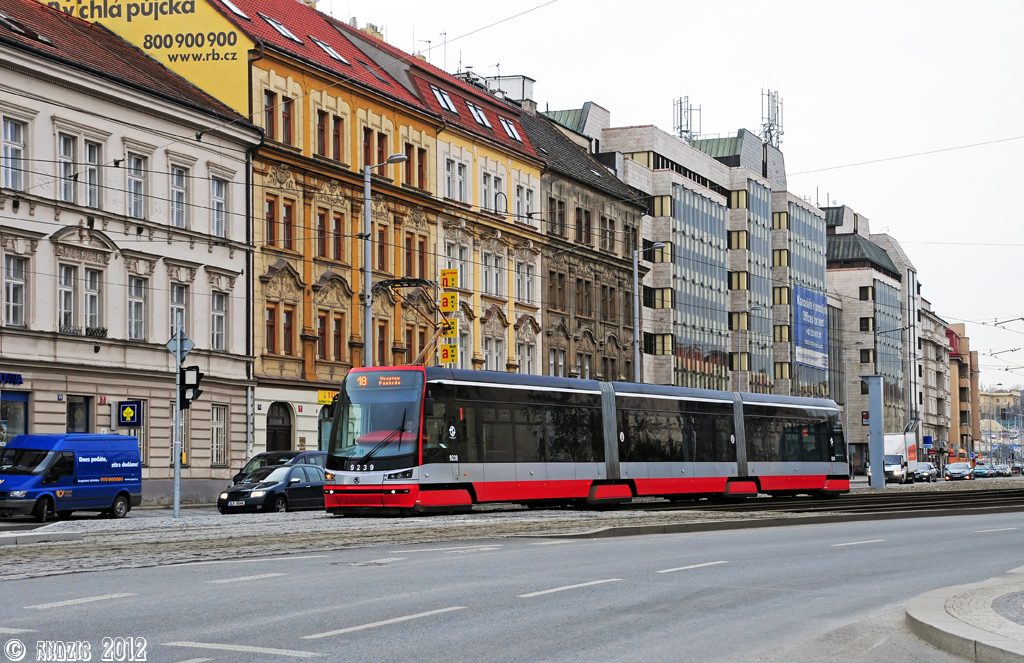 Прага, Škoda 15T3 ForCity Alfa Praha № 9239