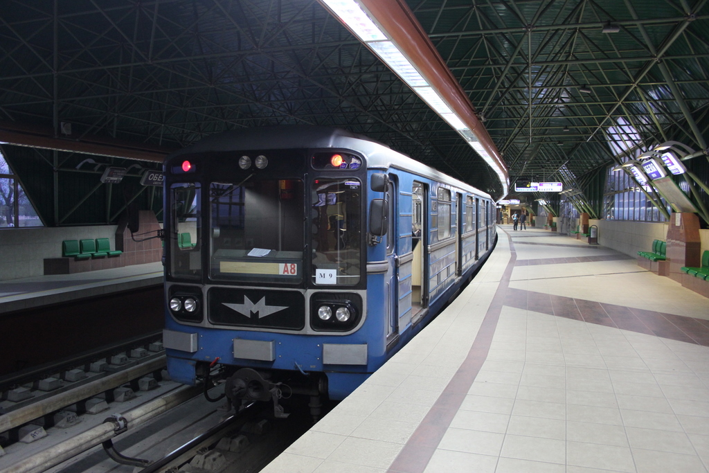 Софія, 81-717.4 № 1023; Софія — Метрополитен — Първи метродиаметър [1] — червена линия