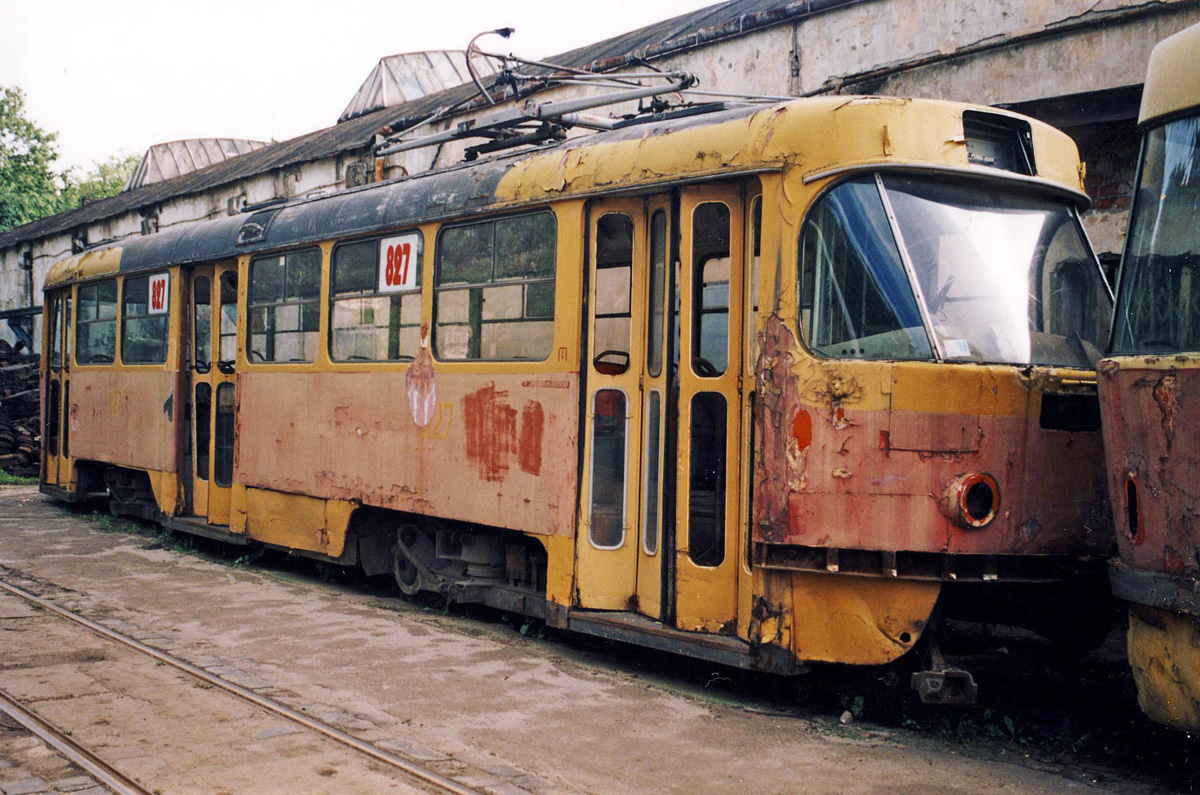 Львов, Tatra T4SU № 827