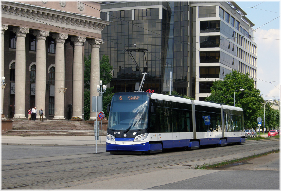 Рига, Škoda 15T ForCity Alfa Riga № 57191