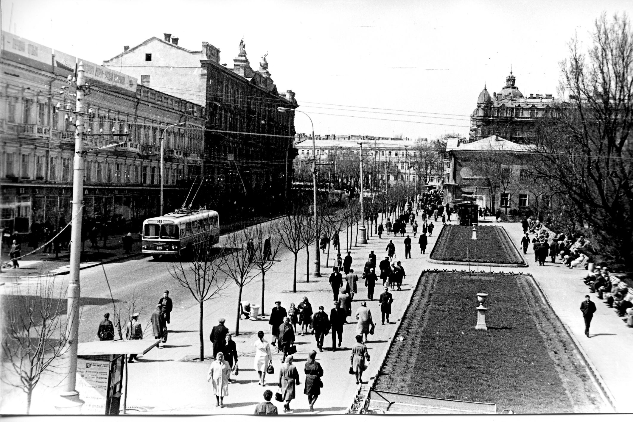 Одесса, ЗиУ-5 № 225; Одесса — Исторические фотографии: троллейбус Одесса, ЗиУ-5 № 225; Одесса — Исторические фотографии: троллейбус
