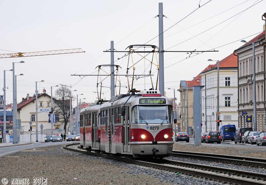 Прага, Tatra T3R.PLF № 8273