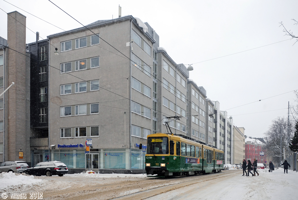 Хельсинки — Эспоо, Valmet MLNRV2 № 110