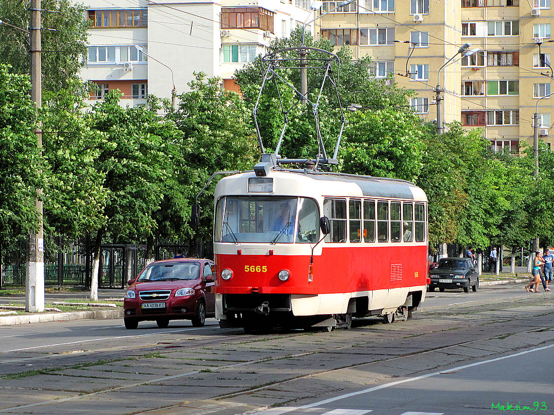 Киев, Tatra T3 № 5665