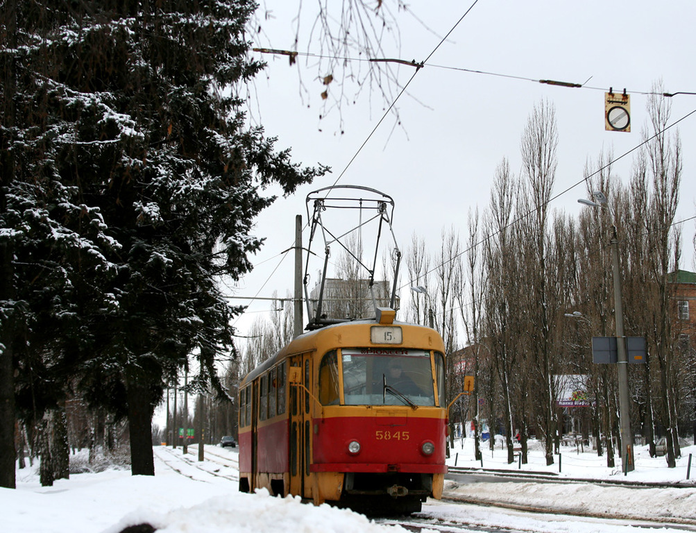 Киев, Tatra T3SU № 5845