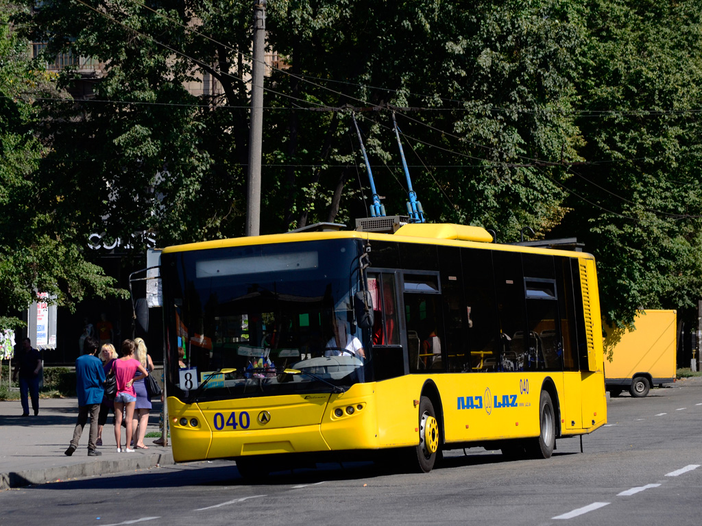 Запорожье, ЛАЗ E183D1 № 040