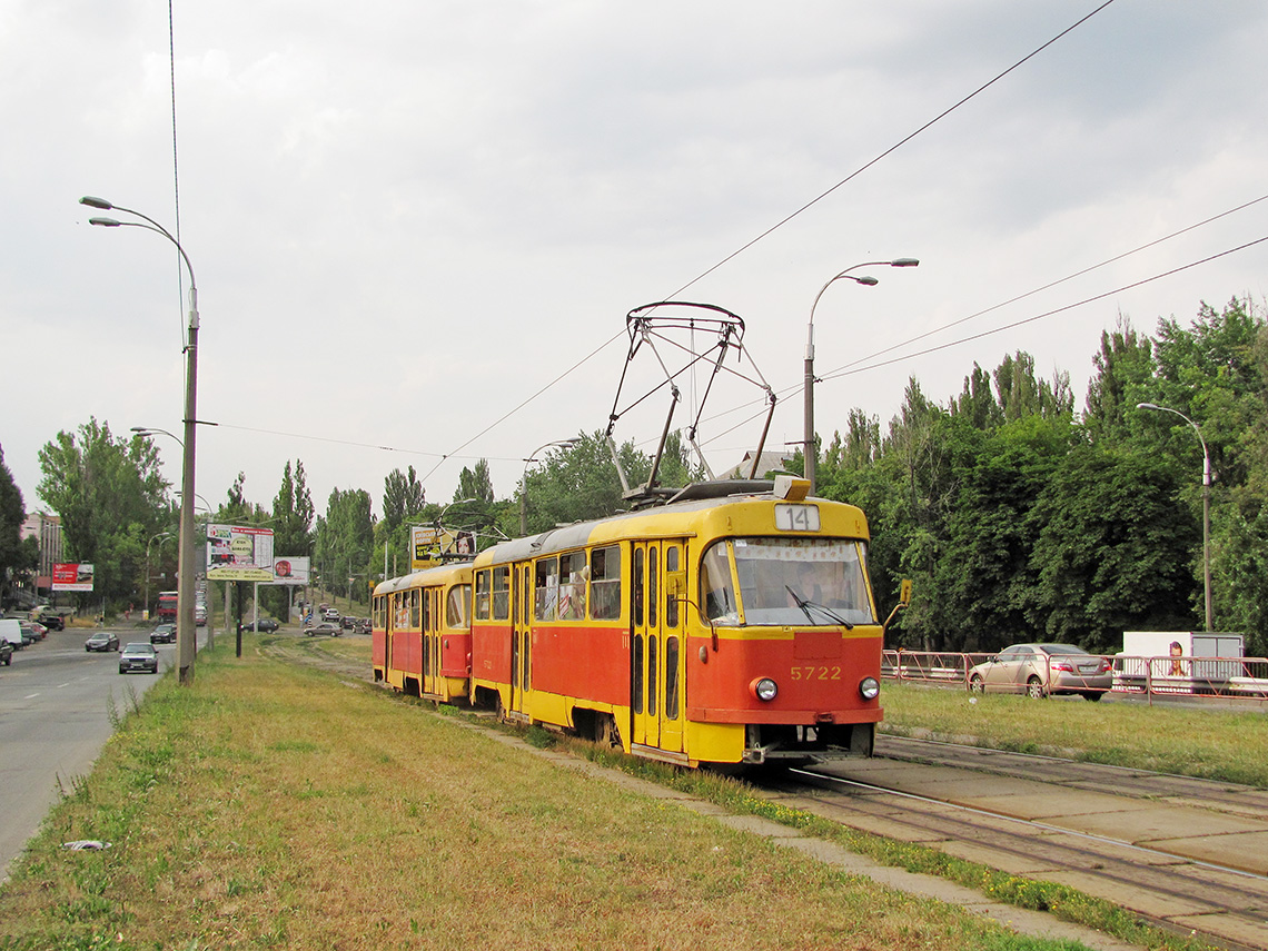 Киев, Tatra T3SU № 5722