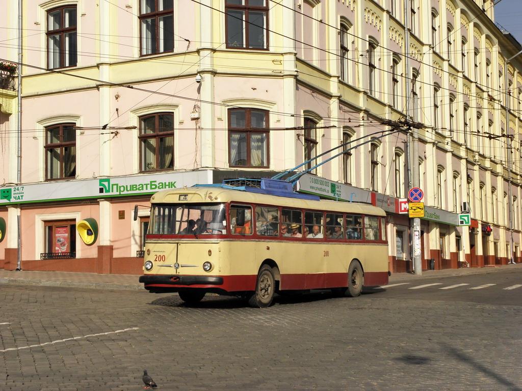 Черновцы, Škoda 9TrH25 № 200