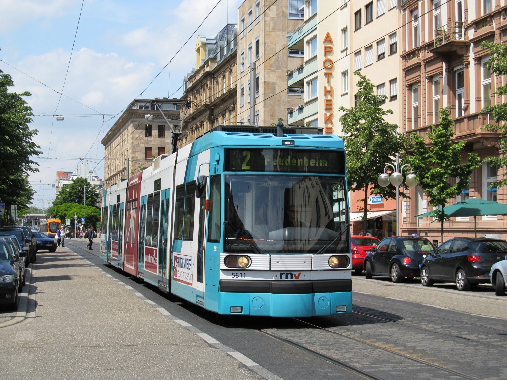 Rhein-Neckar, Duewag 6MGT č. 5611