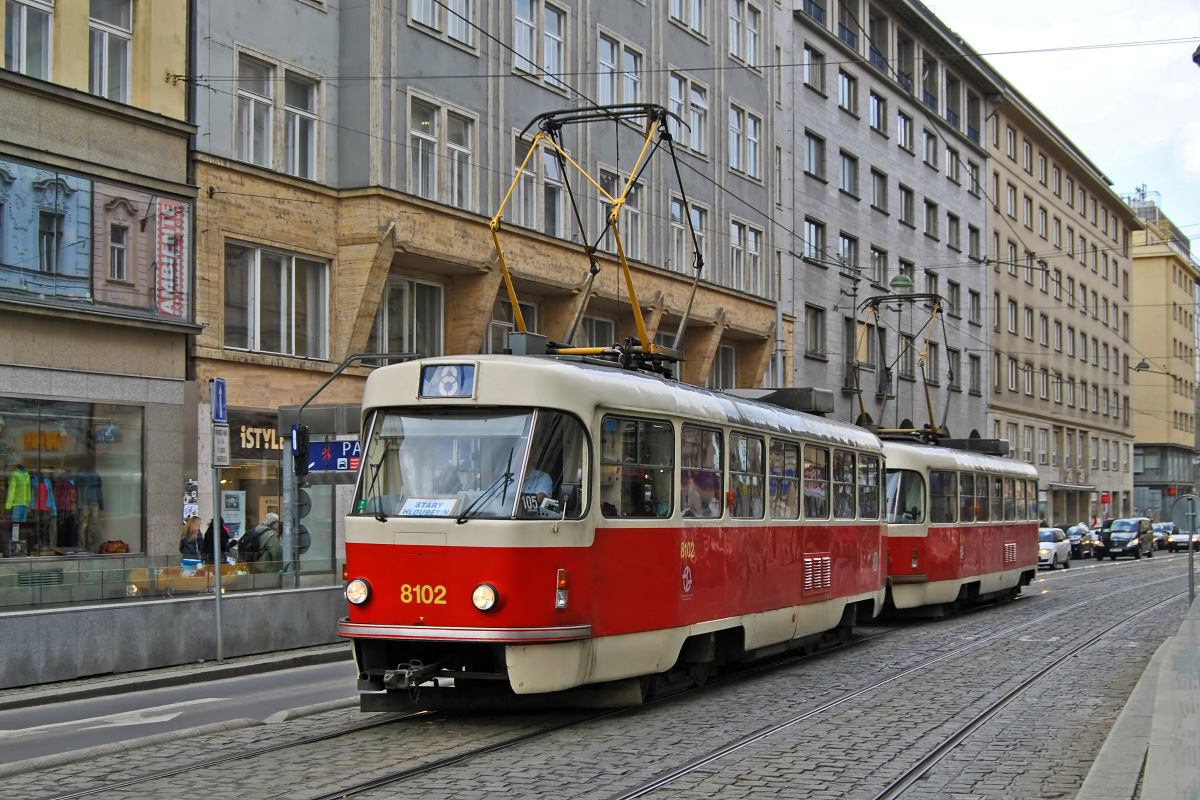 Прага, Tatra T3M № 8102