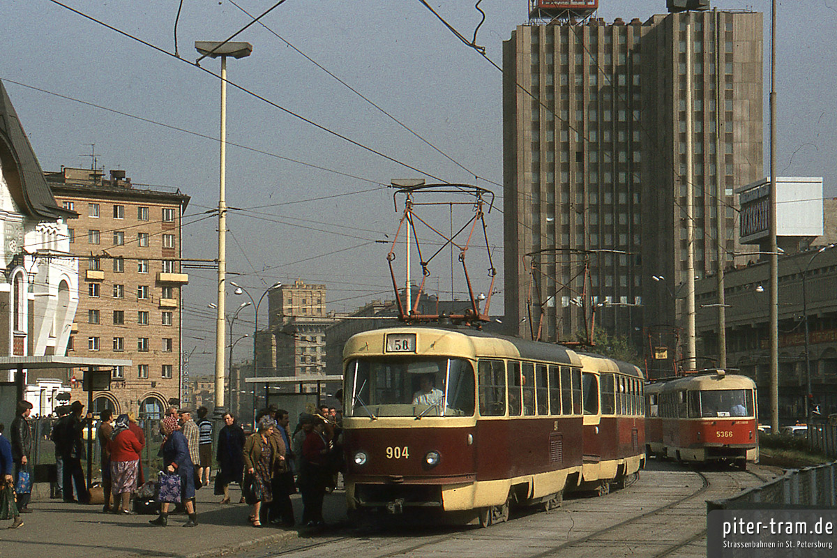 Москва, Tatra T3SU (двухдверная) № 904