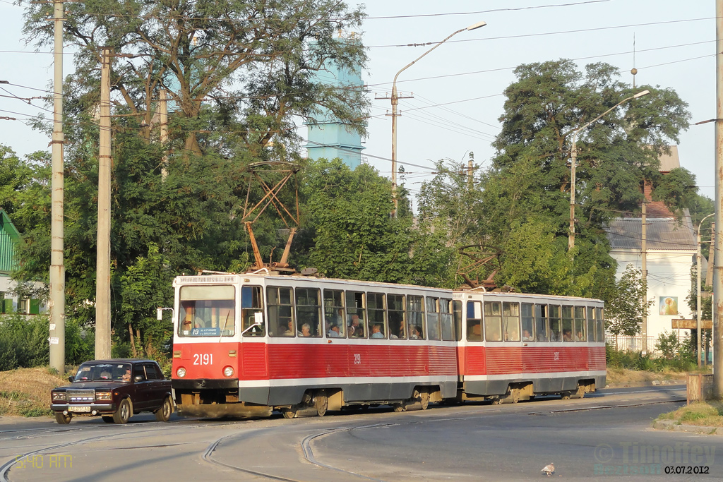 Днепр, 71-605 (КТМ-5М3) № 2191