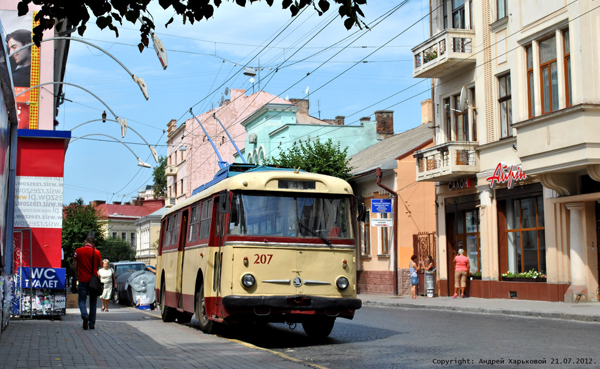 Черновцы, Škoda 9TrH25 № 207