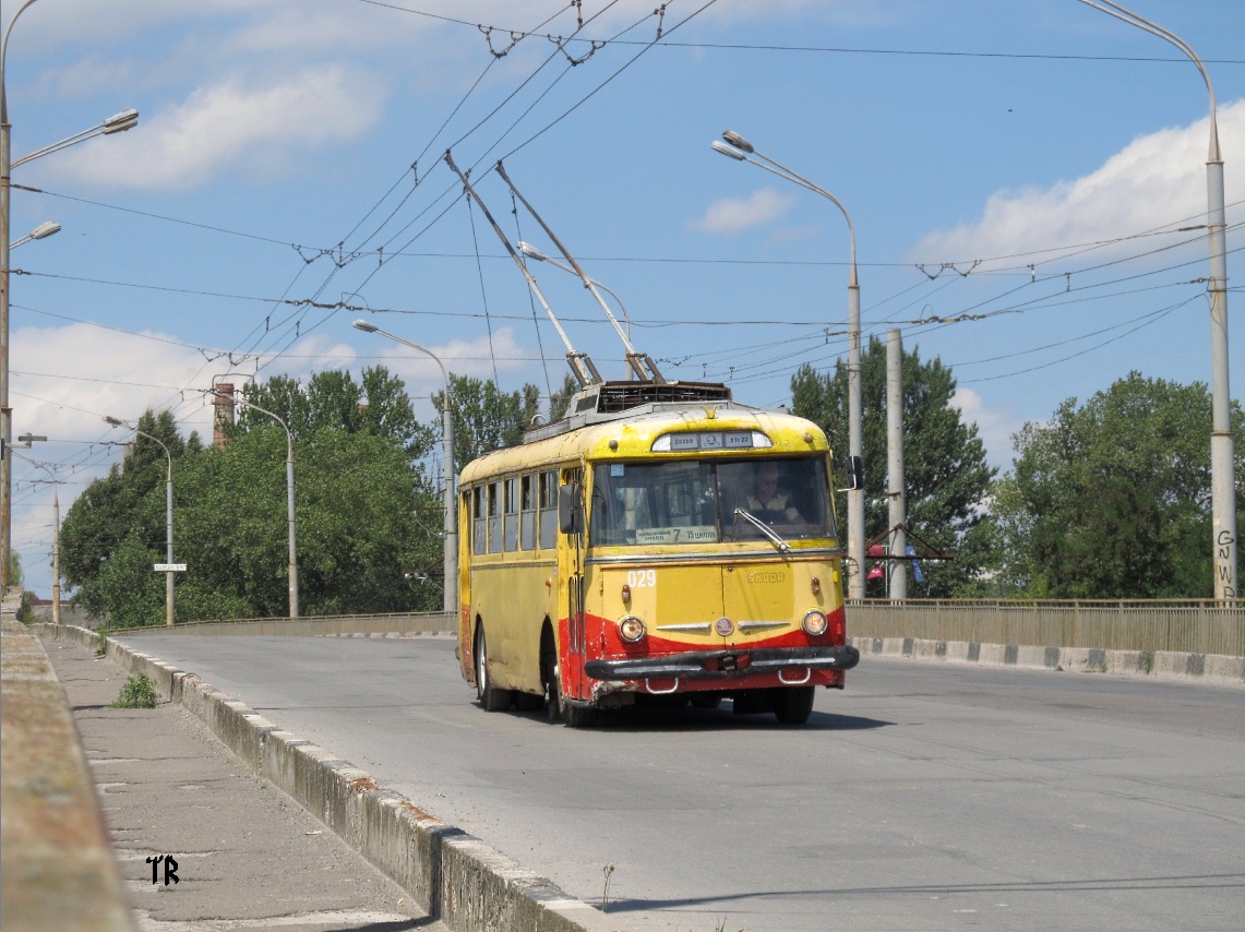 Тернополь, Škoda 9Tr22 № 029; Тернополь — Экскурсия на троллейбусе Škoda 9Tr № 029, 20.07.2012