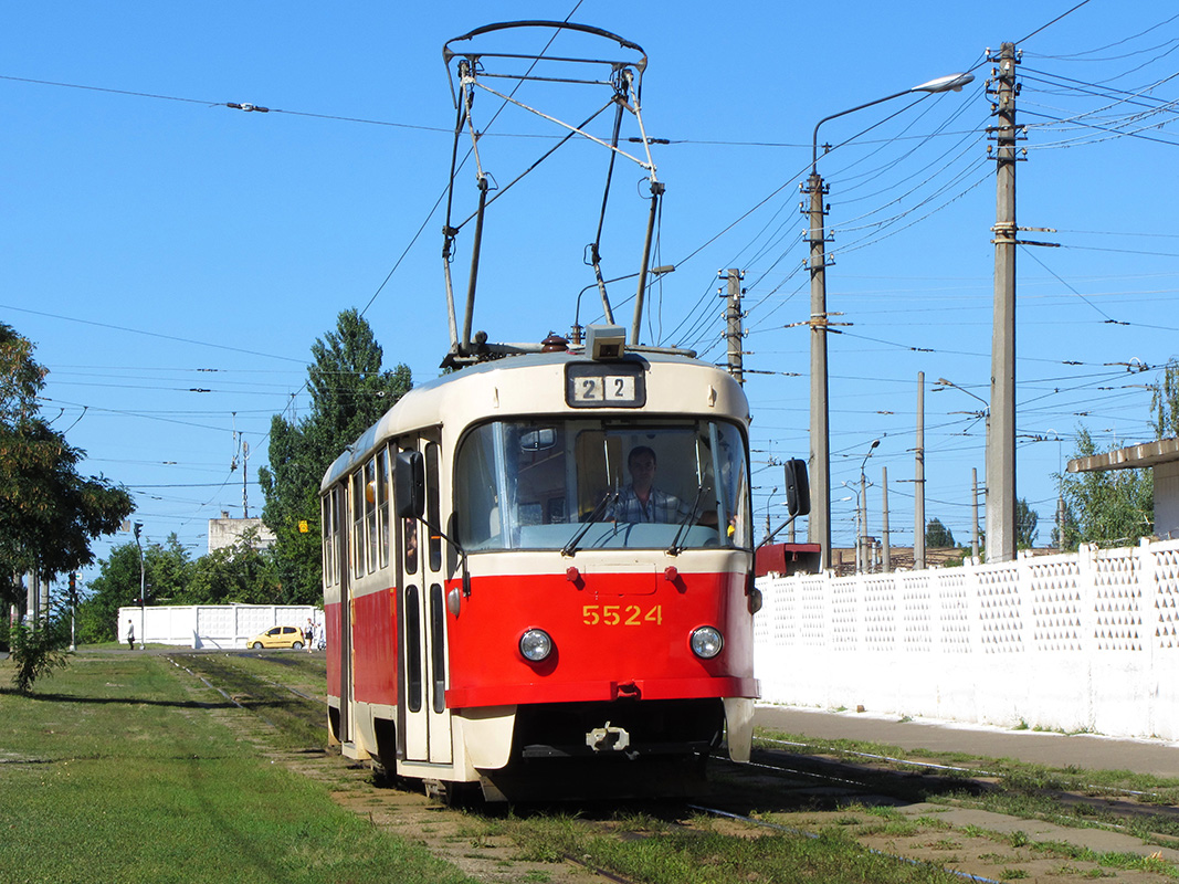 Киев, Tatra T3SU № 5524