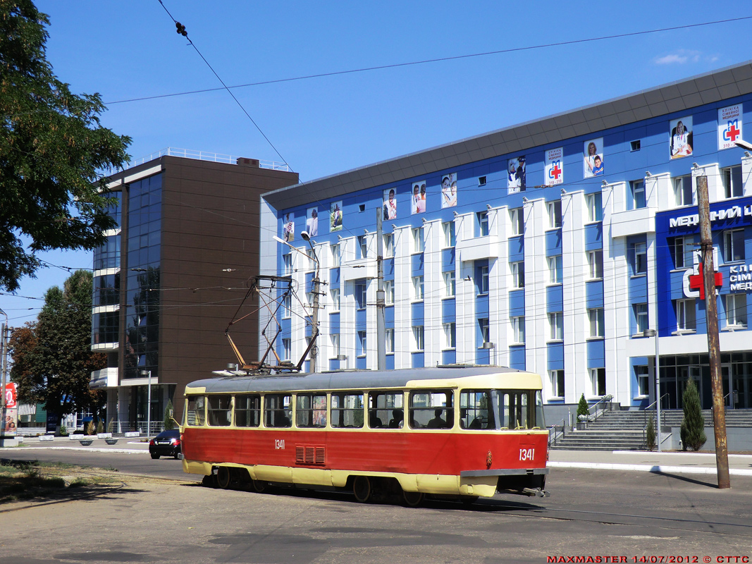 Днепр, Tatra T3SU (двухдверная) № 1341