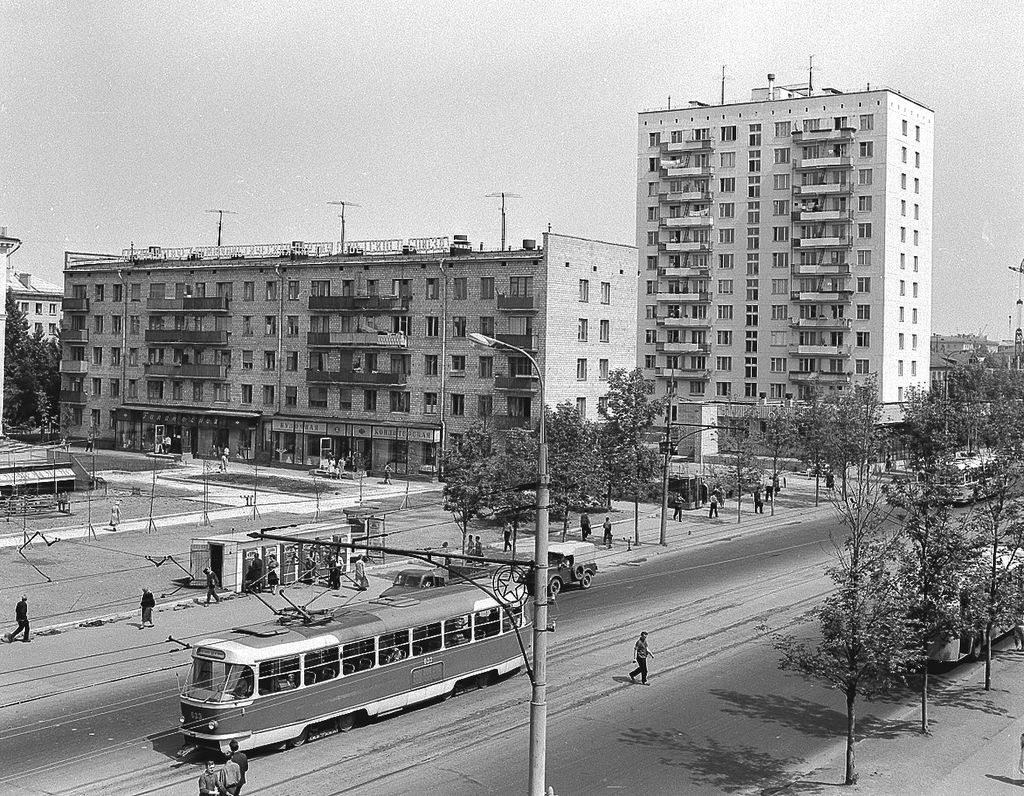 Москва, Tatra T3SU (двухдверная) № 633; Москва — Исторические фотографии — Трамвай и Троллейбус (1946-1991)